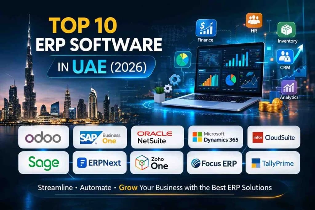 Top 10 ERP Software in UAE (2026) – Features & Comparison