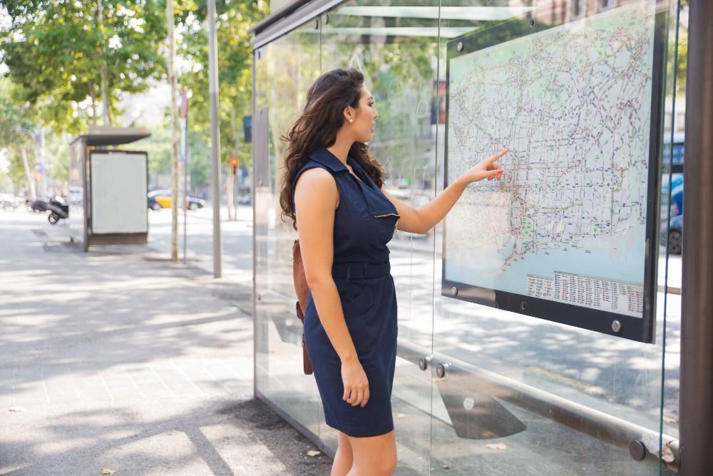 led digital signage display illustraton