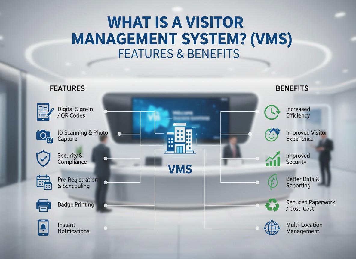 What is a Visitor Management System? (VMS) Features & Benefits