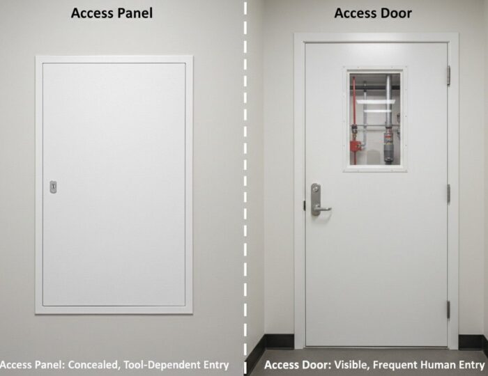 access pannel vs access doors