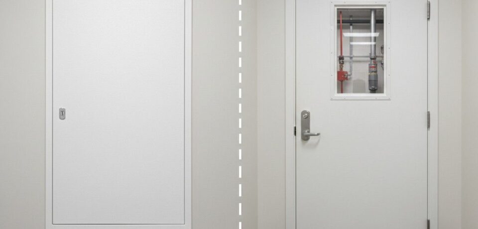 access pannel vs access doors