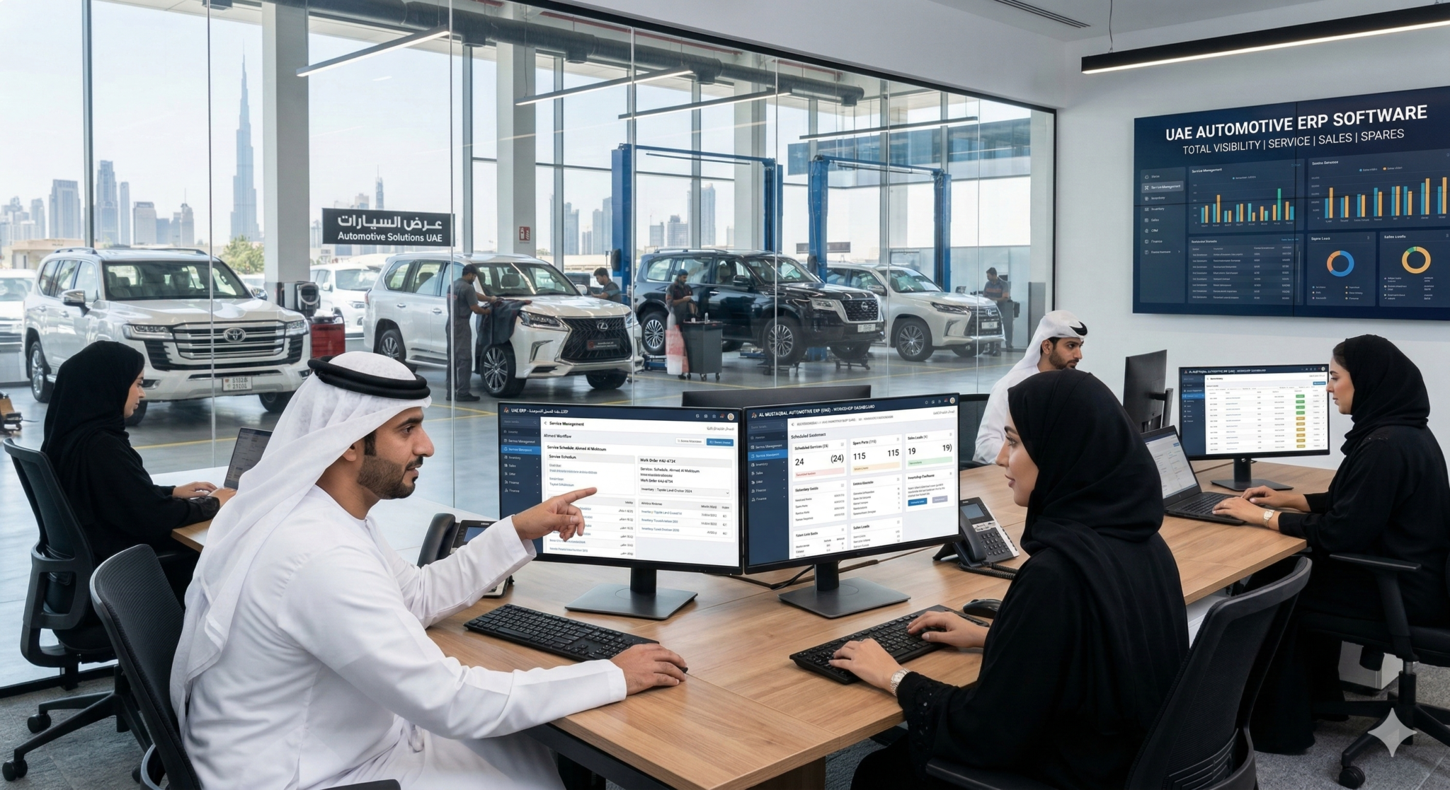 Best Automotive ERP Software UAE I SOS Technology