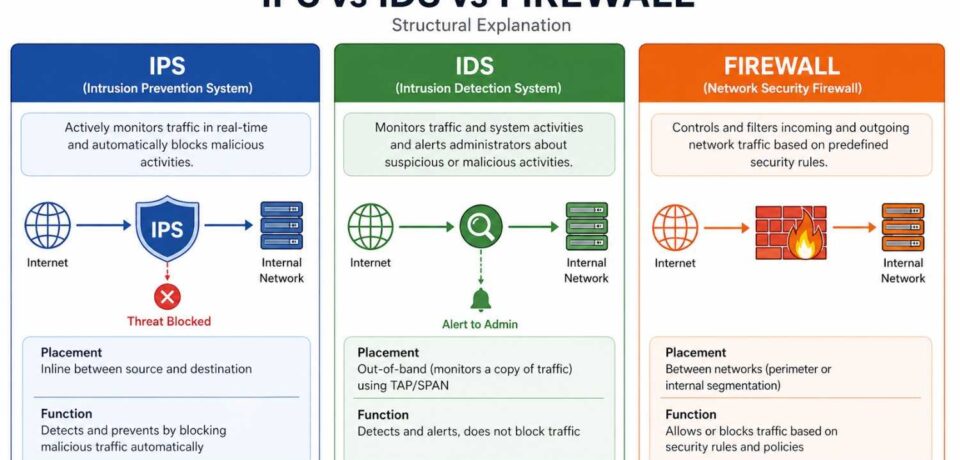 ips vs ids vs firewall