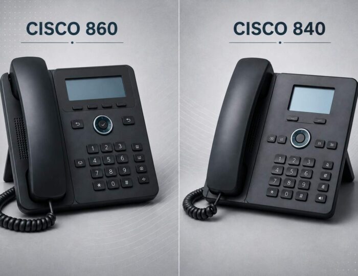 Cisco 860 and Cisco 840 VoIP phones